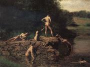 Thomas Eakins The Swiming Hole oil painting